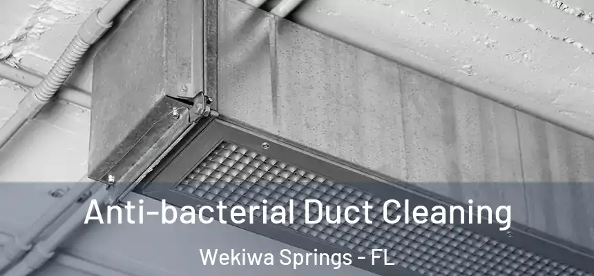 Anti-bacterial Duct Cleaning Wekiwa Springs - FL