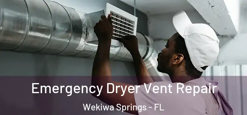 Emergency Dryer Vent Repair Wekiwa Springs - FL